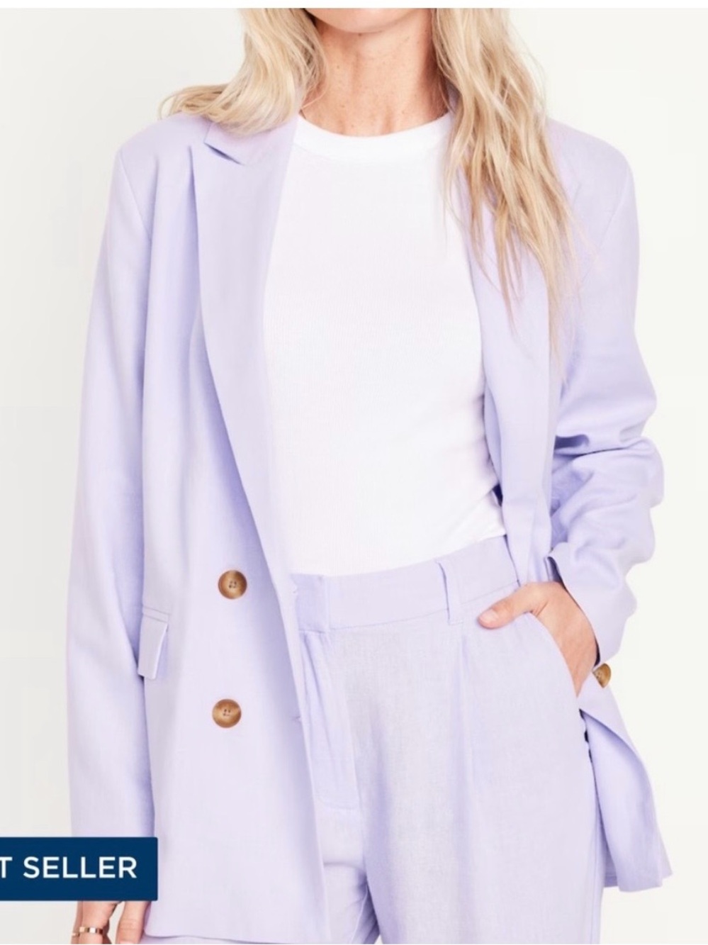 Old Navy Light Lavender Blazer Jacket for Women new without tags